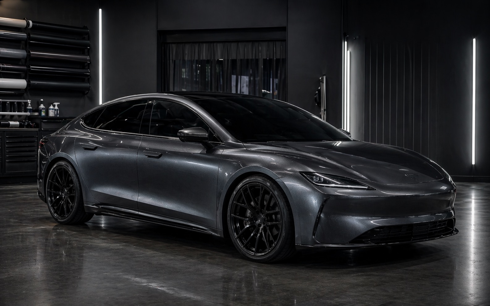 特斯拉 Model 3 前挡+天幕隔热